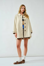 Load image into Gallery viewer, A Line Half Trench Coat