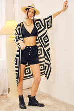 Load image into Gallery viewer, GEOMETRIC CROCHET KNITTED CARDIGAN
