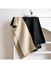 Load image into Gallery viewer, Scarvii – Color Block Fringe Scarf & Shawl