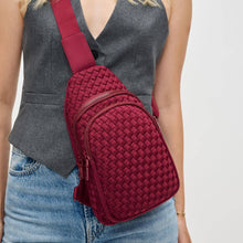 Load image into Gallery viewer, Beyond The Horizon - Woven Neoprene Sling Backpack