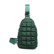 Load image into Gallery viewer, Rejuvenate - Quilted Nylon Sling Backpack