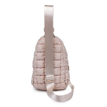 Load image into Gallery viewer, Rejuvenate - Quilted Nylon Sling Backpack