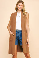 Open front shawl collar long sleeveless sweater shop fond du lac women’s clothing store