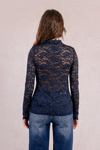 Load image into Gallery viewer, Slim fit lace long sleeves Molly Bracken shop fond du lac women’s boutique