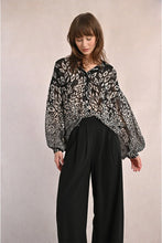 Load image into Gallery viewer, Invisible side zipper pleated wide straight leg pants shop fond du lac women’s boutique