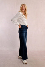 Load image into Gallery viewer, Jeans denim high waisted wide leg shop fond du lac women’s boutique