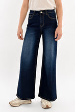 Load image into Gallery viewer, High waisted wide leg denim jeans shop fond du lac women’s boutique