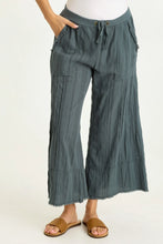 Load image into Gallery viewer, Doyen Gauze Wide Leg Crop Pant