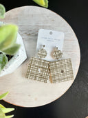 Wallpaper earrings trendy art sustainable