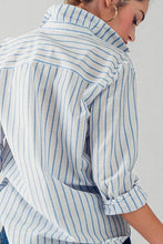 Load image into Gallery viewer, MADISON LINEN STRIPE SHIRT
