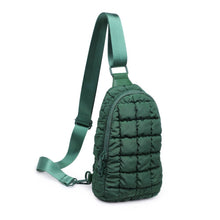 Load image into Gallery viewer, Rejuvenate - Quilted Nylon Sling Backpack