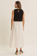 Load image into Gallery viewer, Chunky Sweater Twofer Midi Dress