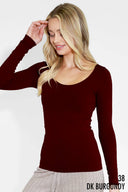 Long sleeve top layering scoop neck shop women’s fond du lac boutique