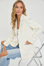 Load image into Gallery viewer, cream blazer wear with everything essential