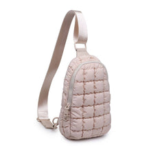Load image into Gallery viewer, Rejuvenate - Quilted Nylon Sling Backpack