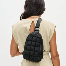 Load image into Gallery viewer, Rejuvenate - Quilted Nylon Sling Backpack