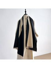 Load image into Gallery viewer, Scarvii – Color Block Fringe Scarf & Shawl