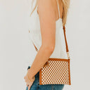Veda Woven Crossbody and Clutch Bag