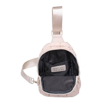 Load image into Gallery viewer, Rejuvenate - Quilted Nylon Sling Backpack