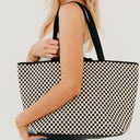 Woven Tiffany Organizer Tote Bag