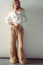 Load image into Gallery viewer, Ribbed Henley Long Sleeve Top