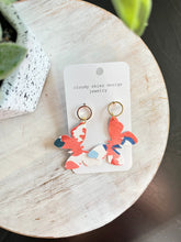 Load image into Gallery viewer, Artisan wall art sustainable gift earrings