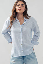 Load image into Gallery viewer, Lightweight Pinstripe Button Down
