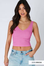 Load image into Gallery viewer, Reversible Ribbed Crop Top

