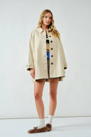 A Line Half Trench Coat