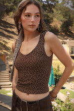 Load image into Gallery viewer, Lurex Leopard Tank Top

