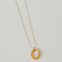 Camille Open Circle Statement Necklace - Waterproof