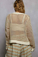 Load image into Gallery viewer, Lightweight Open Knit V-neck Crochet Thin Sweater Cardigan
