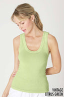 Vintage Reversible Ribbed Tank