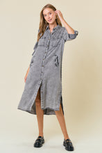 Load image into Gallery viewer, Tencel Shirt Dress
