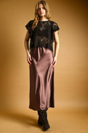 Lace Scalloped Top