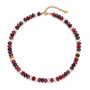 Color Garden Beaded Necklace – Natural Stone Beads Mix