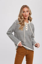 Load image into Gallery viewer, Henley Sweater with Hoodie
