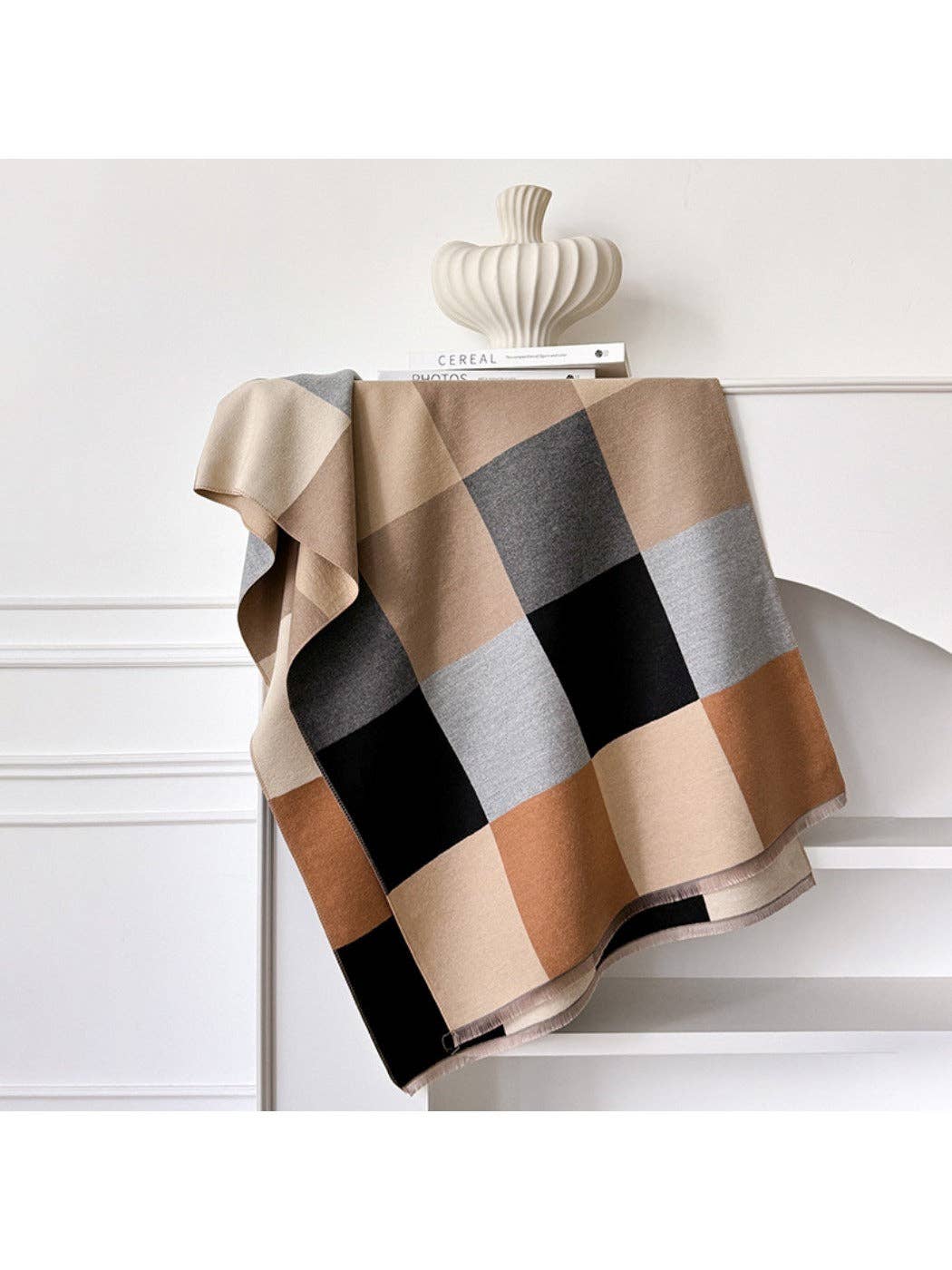 Classic Plaid Winter Scarf