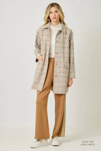 Load image into Gallery viewer, Plaid Midi Coat
