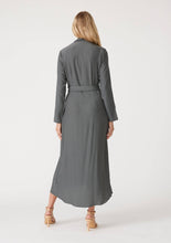 Load image into Gallery viewer, Long Sleeve High-Low Midi Wrap Dress
