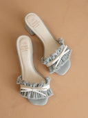 From Oasis Society shoes low heeled sandal denim slip on shop women’s fond du lac boutique 