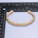 Dotted Shell Pearl Cuff Bracelet