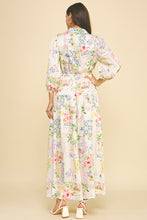 Load image into Gallery viewer, Italian Print Button Down Maxi Dress

