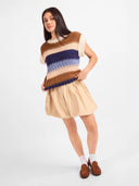 Bookmark Stripe Sweater Vest