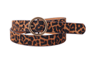 Round Brass Buckle Belt