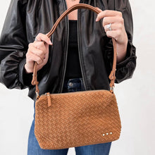 Load image into Gallery viewer, Suede Harper Hobo Shoulder Bag
