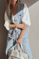 Frayed Edge Denim Vest