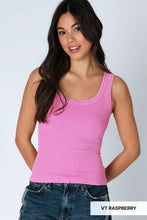 Load image into Gallery viewer, Vintage Reversible Ribbed Tank
