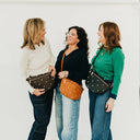 Chic Gold Studded Westlyn Bum Bag