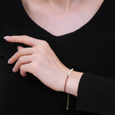 24K Gold Filled Freshwater Pearl Seed Multifaceted Gemstone Bead Bracelet